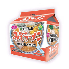 [SAPPORO ICHIBAN] Miso Flavor Ramen - 1 BOX (30 pouches)