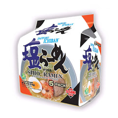 [SAPPORO ICHIBAN] Shio Ramen (Salt Flavor) - 1 BOX (30 pouches)